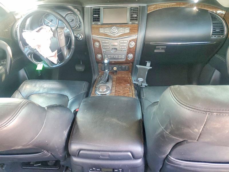 2018 Nissan Armada VIN JN8AY2ND4J9058666 COPART salvage auction — FRONT END, Fl - Cert Of Title Slvg Rebuildable, sold $1,500 on 2026-07-17 (photo 8)