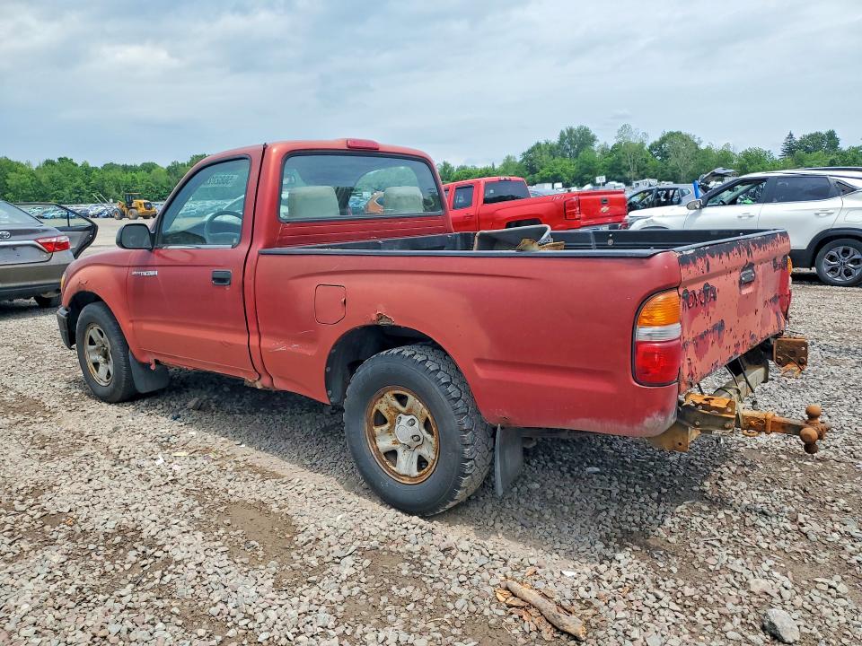 2001 Toyota Tacoma VIN 5TENL42N11Z828427 COPART salvage auction — REAR END, NY - CERTIFICATE OF TITLE, sold $725 on 2026-07-13 (photo 2)