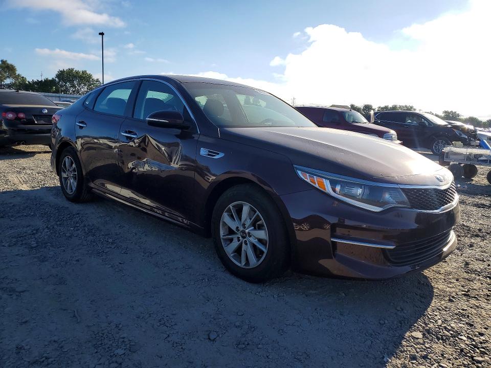 2018 Kia VIN 5XXGT4L37JG180743 COPART salvage auction — FRONT END, Ca - Salvage Certificate, sold $675 on 2026-07-02 (photo 4)