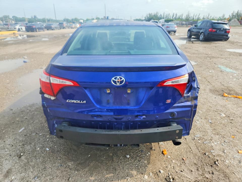 2016 Toyota Corolla VIN 2T1BURHEXGC577443 COPART salvage auction — SIDE, Fl - Cert Of Title Slvg Rebuildable, sold $2,500 on 2026-07-02 (photo 6)