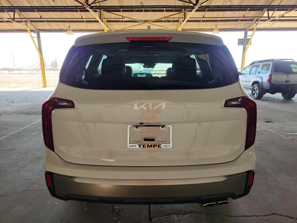 2025 Kia Telluride VIN 5XYP64GC4SG642688 COPART salvage auction — FRONT END, Az - Cert Of Title - Salvage, sold $13,700 on 2026-07-20 (photo 6)