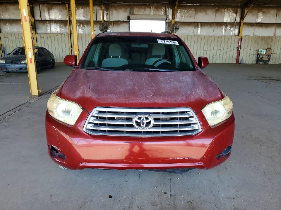2009 Toyota Highlander VIN JTEES41A292117980 COPART salvage auction — MINOR DENT/SCRATCHES, Az - Certificate Of Title, sold $1,050 on 2026-07-06 (photo 5)