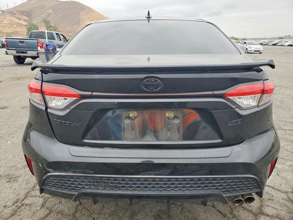 2022 Toyota Corolla VIN JTDP4MCE4NJ095052 COPART salvage auction — ALL OVER, CA - SALVAGE CERTIFICATE, sold $2,950 on 2026-07-30 (photo 6)