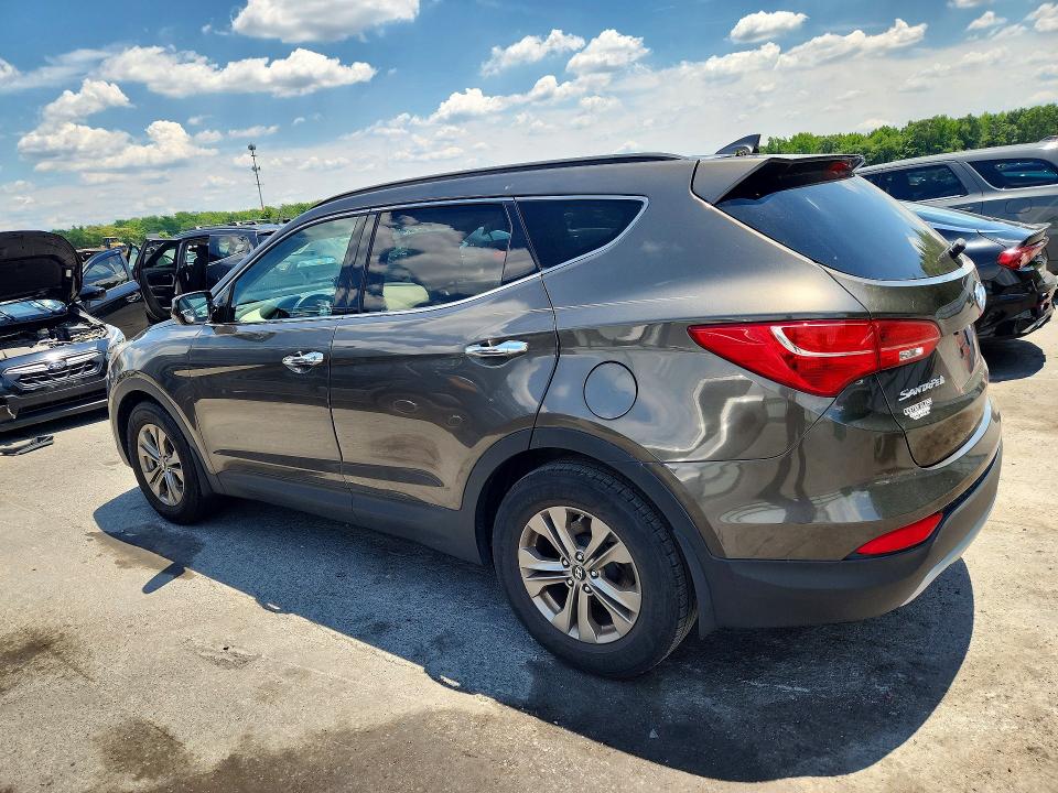 2014 Hyundai Santa fe VIN 5XYZUDLB6EG156013 COPART salvage auction — MECHANICAL, Nj - Certificate Of Title, sold $1,650 on 2026-07-03 (photo 2)
