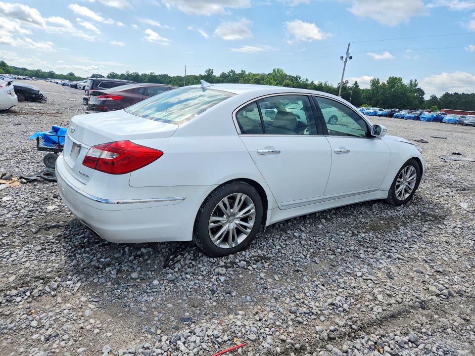 2014 Hyundai Genesis VIN KMHGC4DD2EU261698 COPART salvage auction — FRONT END, Al - Cert Of Title-Salvage Title, sold $300 on 2026-07-02 (photo 3)