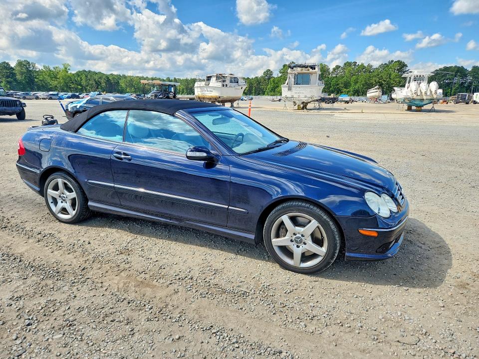 2005 Mercedes-benz Clk-klasse VIN WDBTK75GX5T035185 COPART salvage auction — SIDE, NC - SALVAGE CERTIFICATE OF TITLE, sold $500 on 2026-08-03 (photo 4)