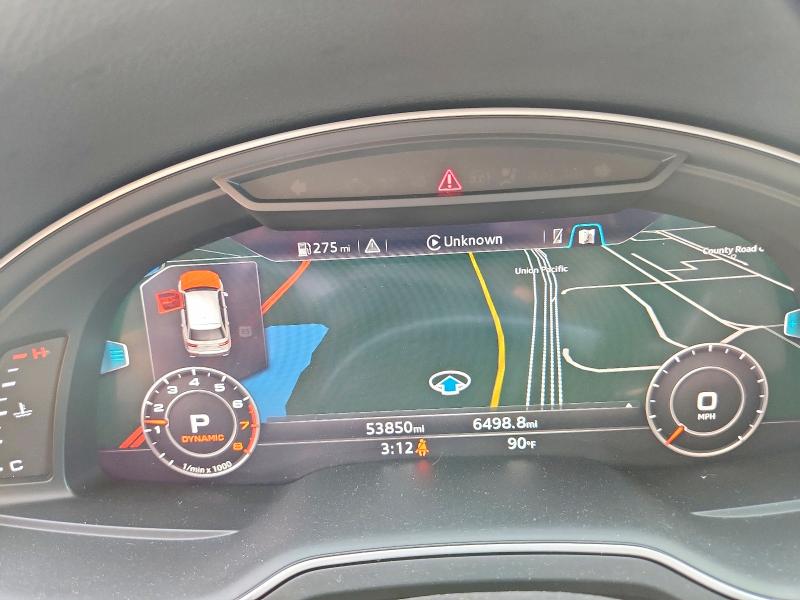 2019 Audi Q7 VIN WA1VAAF71KD014931 COPART salvage auction — FRONT END, Co - Public - Salvage Title, sold $10,800 on 2026-07-14 (photo 9)