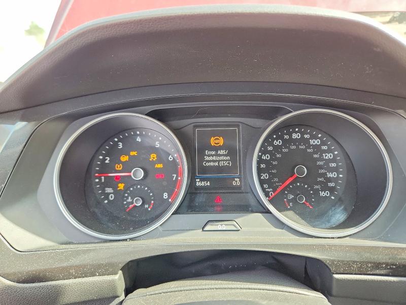2018 Volkswagen VIN 3VV2B7AX8JM180352 COPART salvage auction — FRONT END, OH - CERT OF TITLE-SALVAGE, sold $1,600 on 2026-07-02 (photo 9)