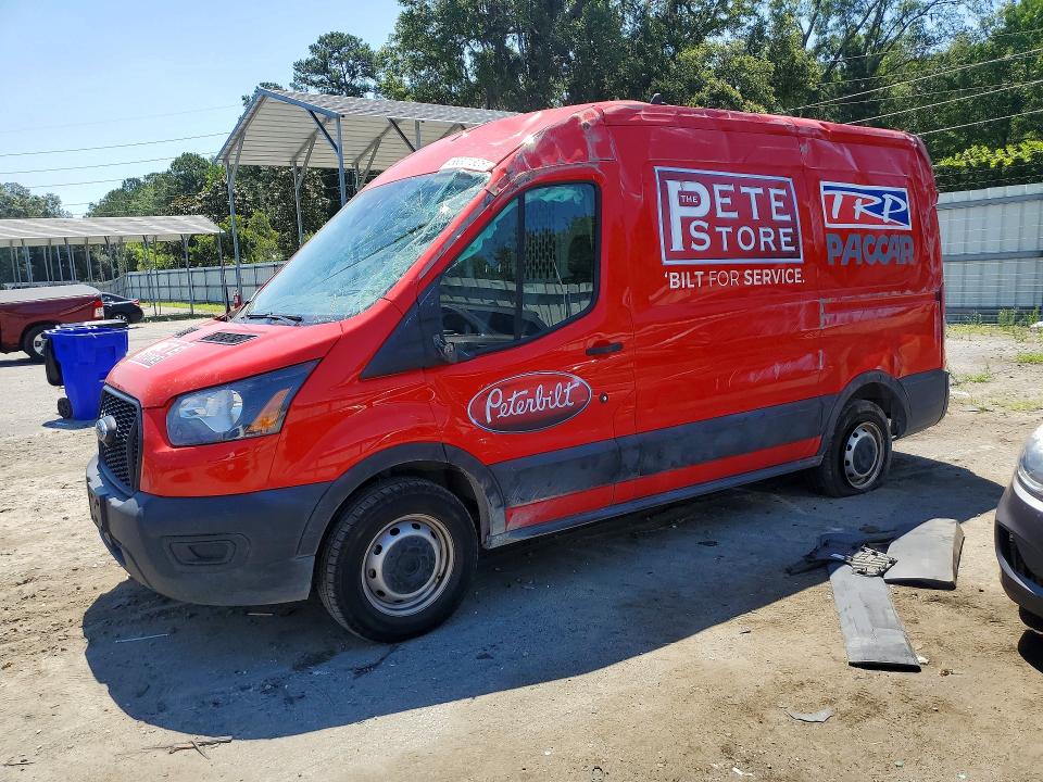 2023 Ford Transit VIN 1FTYE1C80PKB78422 COPART salvage auction — SIDE, Ga - Cert Of Title-Salvage, sold $3,250 on 2026-08-12 (photo 1)