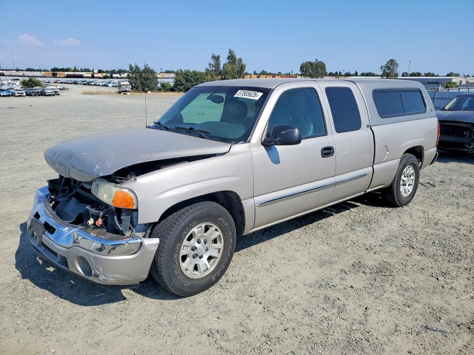 2005 Gmc SIERRA VIN 1GTEC19V95Z100666 COPART salvage auction — FRONT END, Ca - Salvage Certificate, sold $3,650 on 2026-07-09 (photo 1)