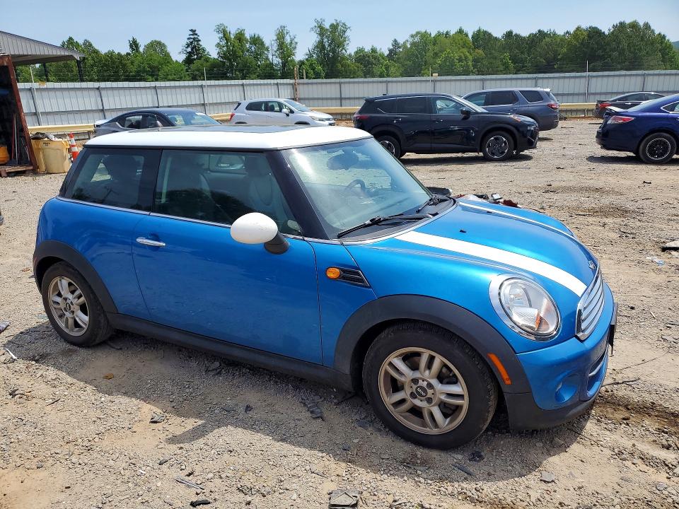 2012 Mini Cooper VIN WMWSU3C52CT257893 COPART salvage auction — FRONT END, Va - Certificate Of Title, sold $100 on 2026-07-24 (photo 4)