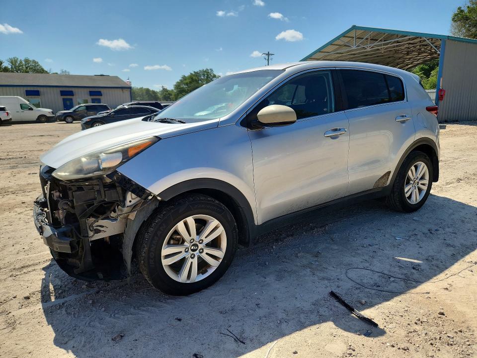 2019 Kia Sportage VIN KNDPM3AC0K7491080 COPART salvage auction — FRONT END, Fl - Cert Of Title Slvg Rebuildable, sold $3,000 on 2026-07-17 (photo 1)