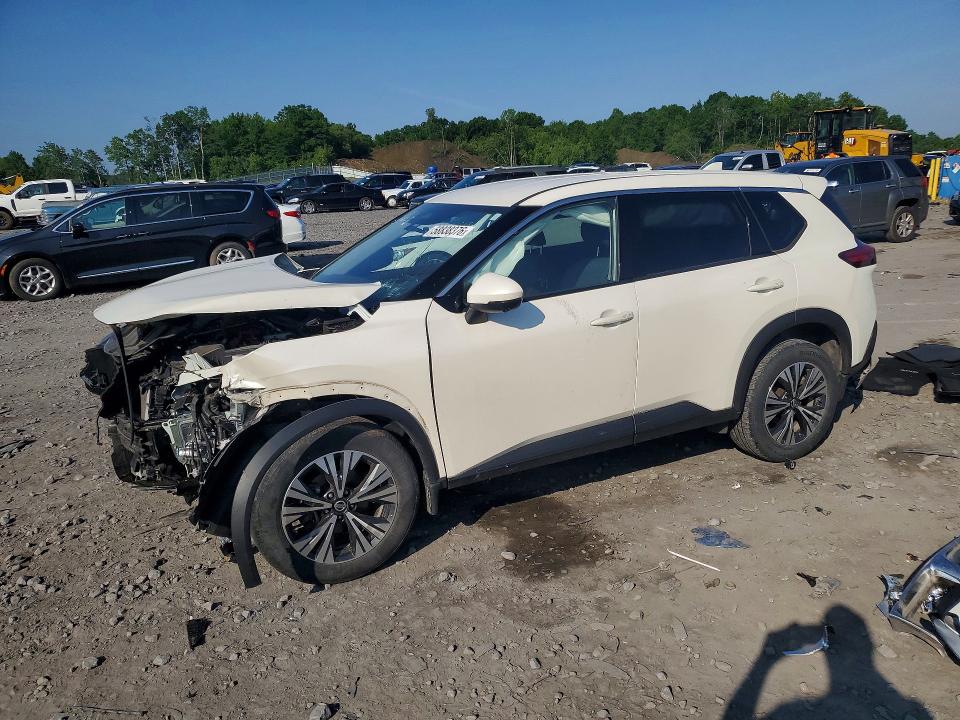 2021 Nissan Rogue VIN JN8AT3BB5MW209849 COPART salvage auction — FRONT END, Salvage Title, sold $2,250 on 2026-07-22 (photo 1)