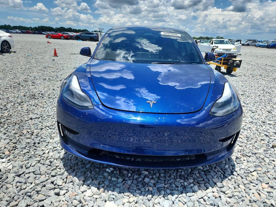 2023 Tesla Model 3 VIN 5YJ3E1EA2PF581664 COPART salvage auction — REAR END, Salvage Title, sold $9,700 on 2026-07-17 (photo 5)