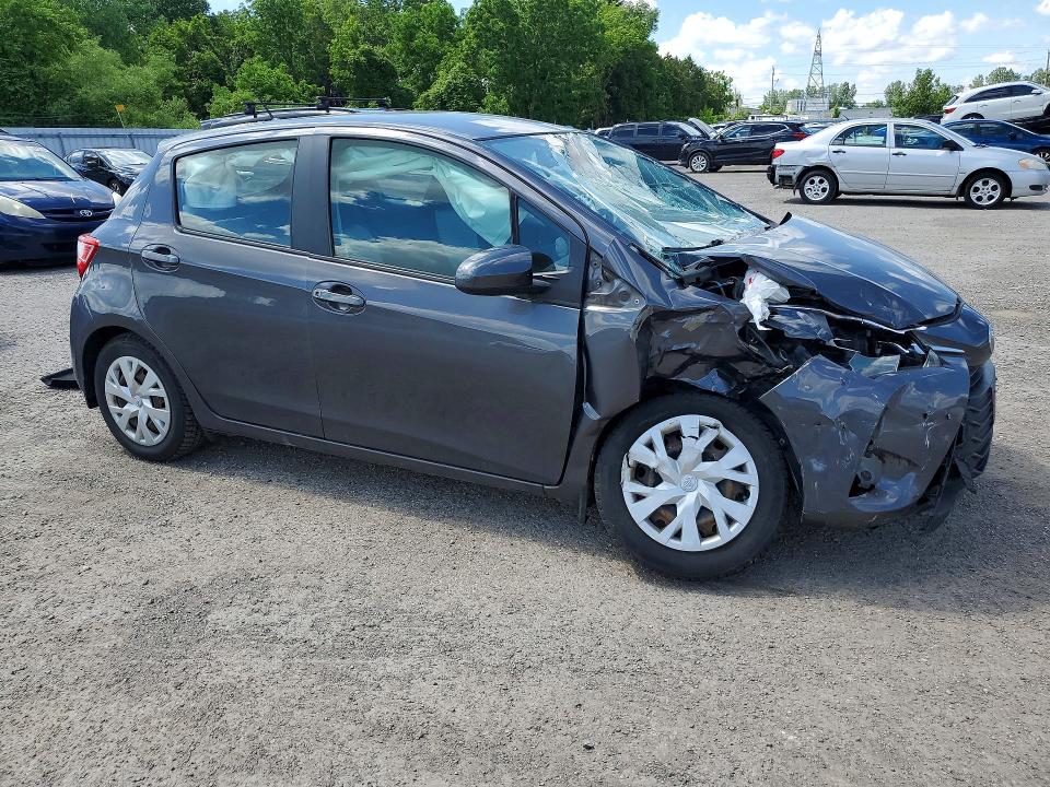 2018 Toyota Yaris VIN VNKKTUD36JA099308 COPART salvage auction — FRONT END, ON - PERMIT SALVAGE, sold $800 on 2026-07-21 (photo 4)