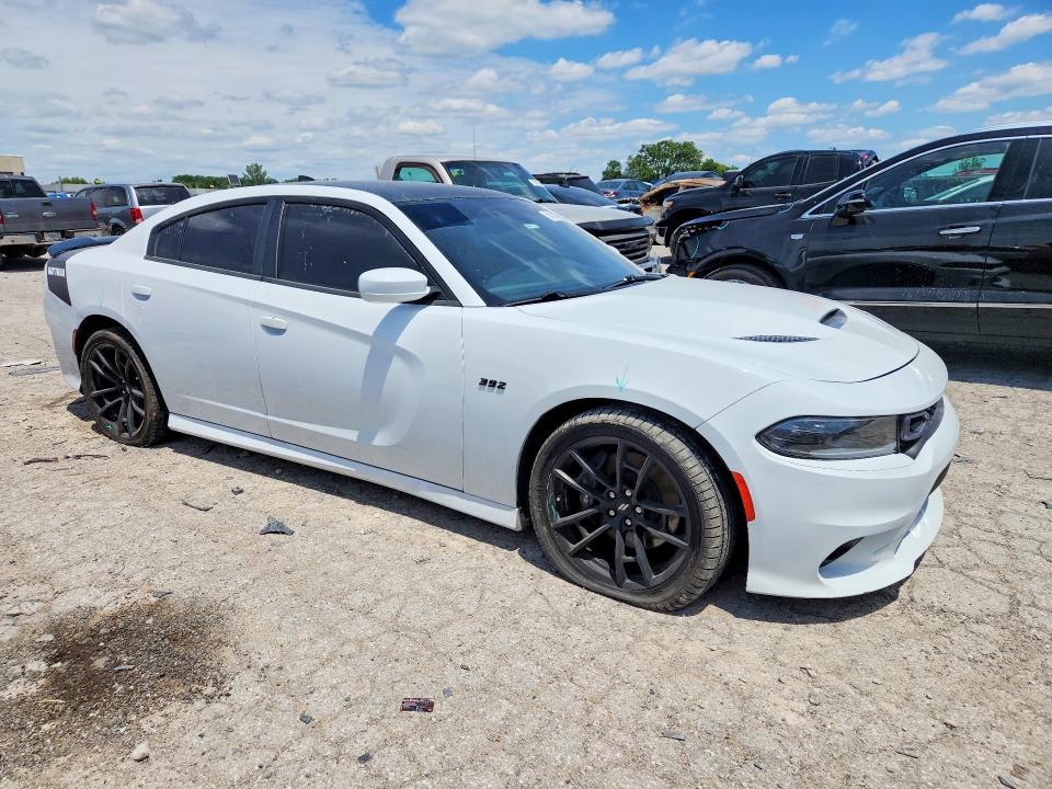 2022 Dodge Charger VIN 2C3CDXGJ1NH253313 COPART salvage auction — FRONT END, IN - CERT OF TITLE-SALVAGE TITLE, sold $11,200 on 2026-07-28 (photo 4)