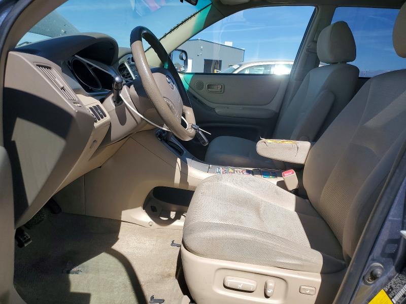 2005 Toyota Highlander VIN JTEEP21A750070053 COPART salvage auction — MINOR DENT/SCRATCHES, Ut - Certificate Of Title, sold $825 on 2026-07-07 (photo 7)