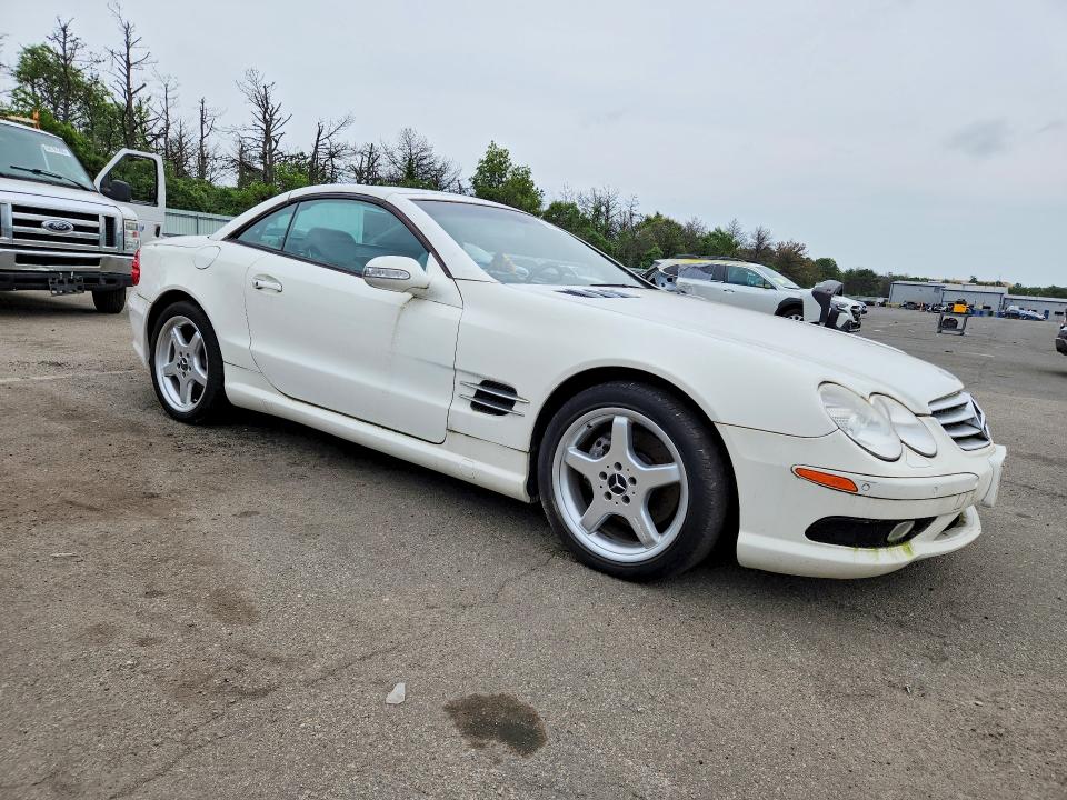 2003 Mercedes-benz Sl-class VIN WDBSK75F33F034765 COPART salvage auction — MECHANICAL, Ny - Cert Of Title-Rebuilt Salvage, sold $2,250 on 2026-07-27 (photo 4)