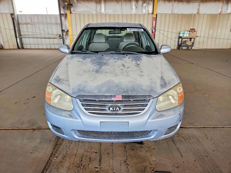 2007 Kia Spectra VIN KNAFE122875440851 COPART salvage auction — MINOR DENT/SCRATCHES, Az - Certificate Of Title, sold $500 on 2026-07-08 (photo 5)