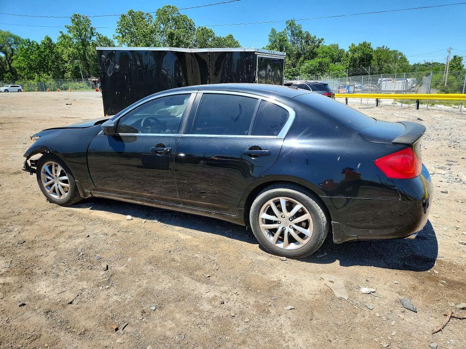 2009 Infiniti G VIN JNKCV61F19M361259 COPART salvage auction — FRONT END, Md - Cert Of Salvage > 75% Damage, sold $400 on 2026-07-02 (photo 2)