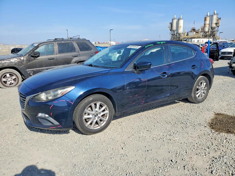 2016 Mazda 3 VIN JM1BM1K79G1339910 COPART salvage auction — REAR END, CA - SALVAGE CERTIFICATE, sold $2,350 on 2026-07-24 (photo 1)