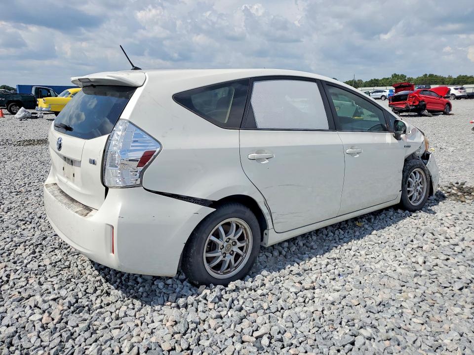 2012 Toyota Prius v VIN JTDZN3EU3C3166196 COPART salvage auction — FRONT END, FL - CERT OF TTL-REBUILT&SLVG RBLD, sold $1,300 on 2026-07-02 (photo 3)