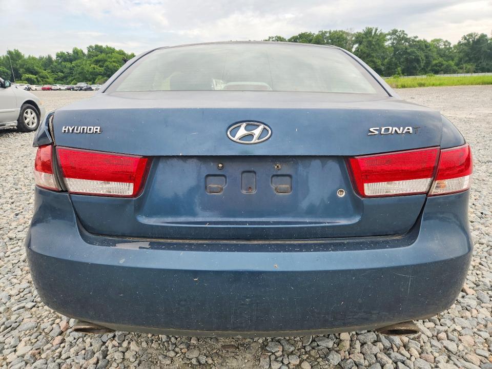 2006 Hyundai Sonata VIN 5NPEU46F86H118435 COPART salvage auction — SIDE, Ga - Bill Of Sale - Parts Only, sold $375 on 2026-07-09 (photo 6)