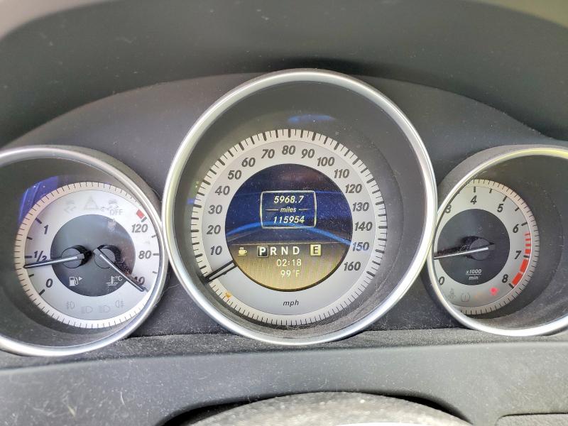 2012 Mercedes-benz C-klasse VIN WDDGF8BB3CR238134 COPART salvage auction — FRONT END, KY - CERT OF TITLE-SALVAGE, sold $550 on 2026-07-24 (photo 9)
