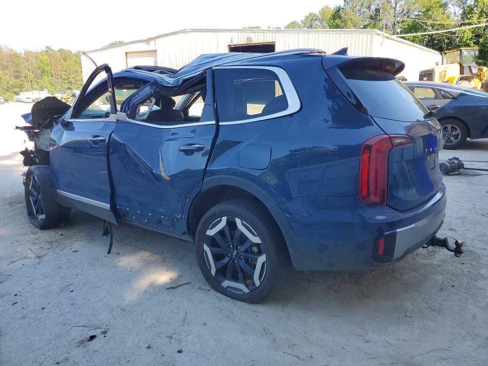 2025 Kia Telluride VIN 5XYP64GC2SG645802 COPART salvage auction — ROLLOVER, Nc - Dlr Only-Clean/Over 25% Damage, sold $1,850 on 2026-07-30 (photo 2)