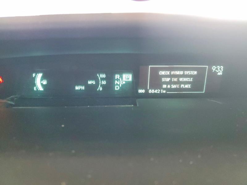 2015 Toyota Prius VIN JTDKN3DU8F0427282 COPART salvage auction — FRONT END, Tx - Salvage Vehicle Title, sold $1,300 on 2026-07-21 (photo 9)