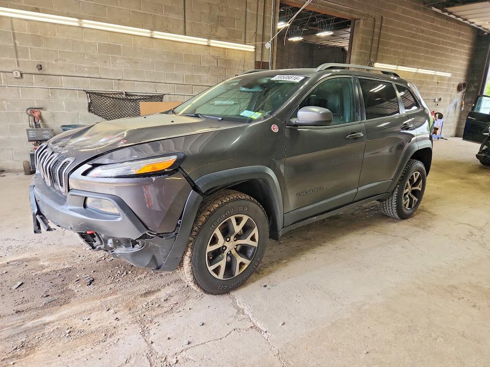 2015 Jeep Cherokee VIN 1C4PJMBS2FW786519 COPART salvage auction — FRONT END, Ny - Mv-907A Salvage Certificate, sold $1,550 on 2026-07-06 (photo 1)