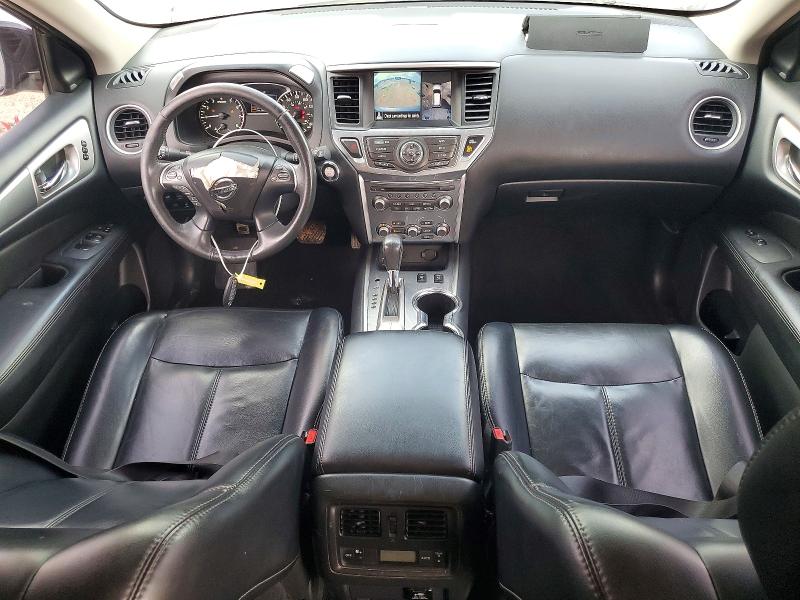 2017 Nissan Pathfinder VIN 5N1DR2MN9HC685842 COPART salvage auction — FRONT END, Tx - Salvage Vehicle Title, sold $2,300 on 2026-07-02 (photo 8)