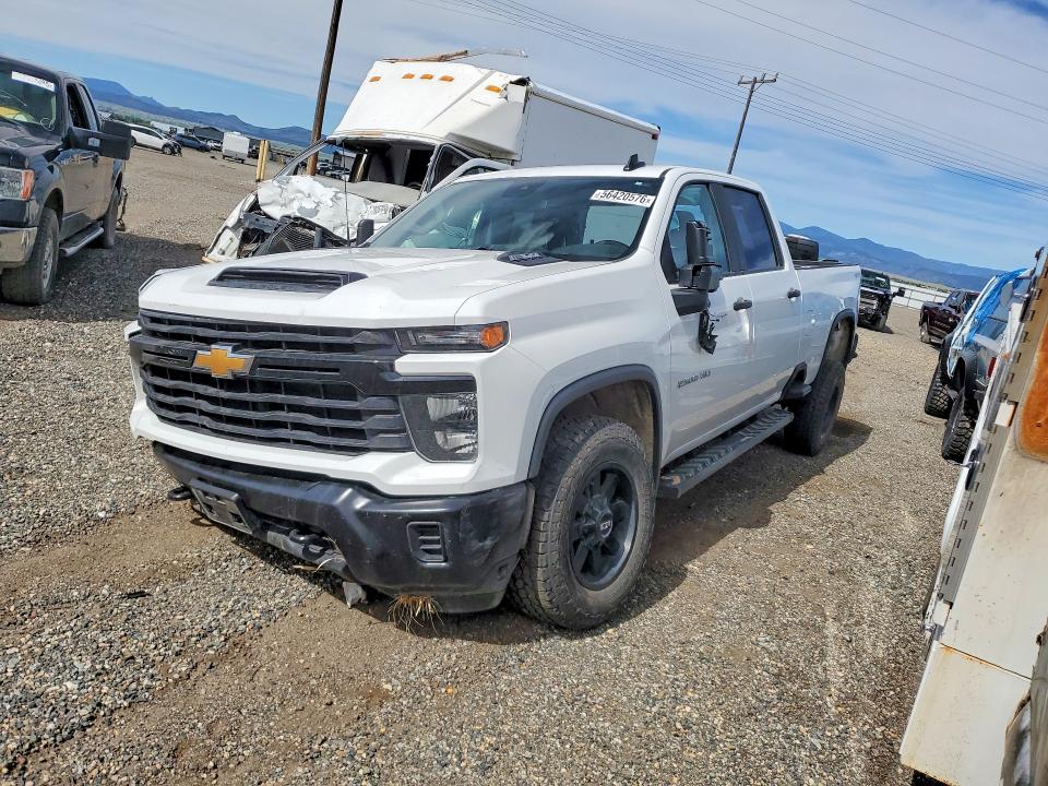 2024 Chevrolet Silverado VIN 1GC4YLE7XRF265245 COPART salvage auction — FRONT END, Mt - Salvage Certificate Of A Vehic, sold $2,200 on 2026-07-28 (photo 1)