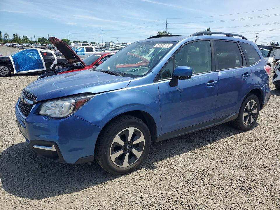 2017 Subaru Forester VIN JF2SJAGC6HH459186 COPART salvage auction — ROOF, OR - SALVAGE TITLE CERTIFICATE, sold $2,150 on 2026-07-07 (photo 1)
