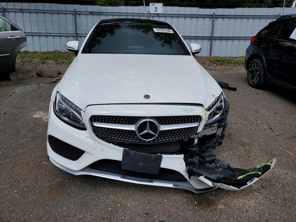 2018 Mercedes-benz C class VIN WDDWJ4KB0JF751679 COPART salvage auction — FRONT END, ON - PERMIT NO BRAND - UNFIT, sold $12,100 on 2026-07-16 (photo 5)