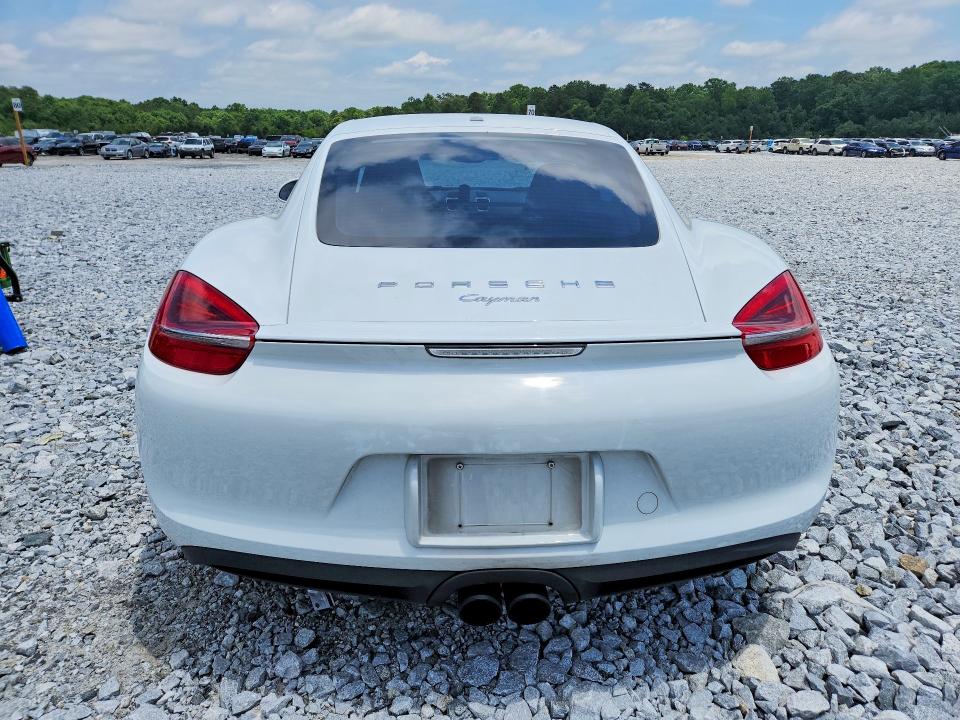 2016 Porsche Cayman VIN WP0AA2A85GK170130 COPART salvage auction — FRONT END, Ga - Cert Of Title-Salvage, sold $18,500 on 2026-07-28 (photo 6)