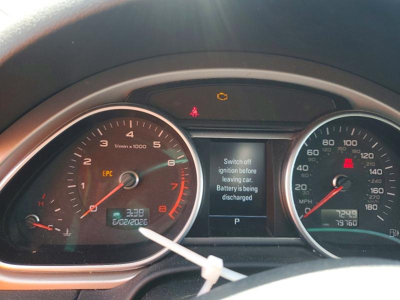 2015 Audi Q7 VIN WA1LGAFE4FD016859 COPART salvage auction — FRONT END, Ny - Mv-907A Salvage Certificate, sold $1,750 on 2026-07-08 (photo 9)