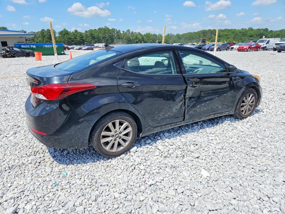 2014 Hyundai Elantra VIN KMHDH4AE3EU059955 COPART salvage auction — SIDE, Ga - Cert Of Title-Salvage, sold $275 on 2026-07-28 (photo 3)