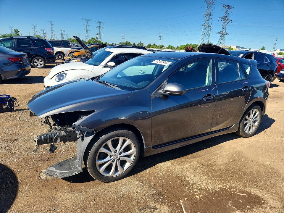2011 Mazda 3 VIN JM1BL1K52B1414263 COPART salvage auction — FRONT END, Wv - Salvage Certificate, sold $375 on 2026-07-28 (photo 1)