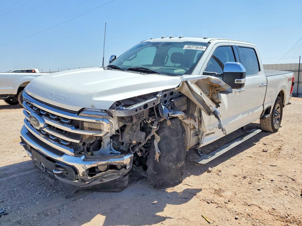 2024 Ford VIN 1FT8W2BT4RED42622 COPART salvage auction — FRONT END, Tx - Salvage Vehicle Title, sold $26,500 on 2026-09-02 (photo 1)