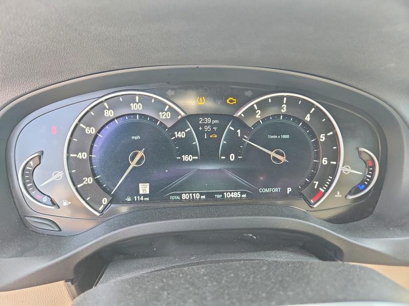 2019 BMW X3 VIN 5UXTR7C52KLR45647 COPART salvage auction — SIDE, AL - CERT OF TITLE-SALVAGE TITLE, sold $7,900 on 2026-07-28 (photo 9)