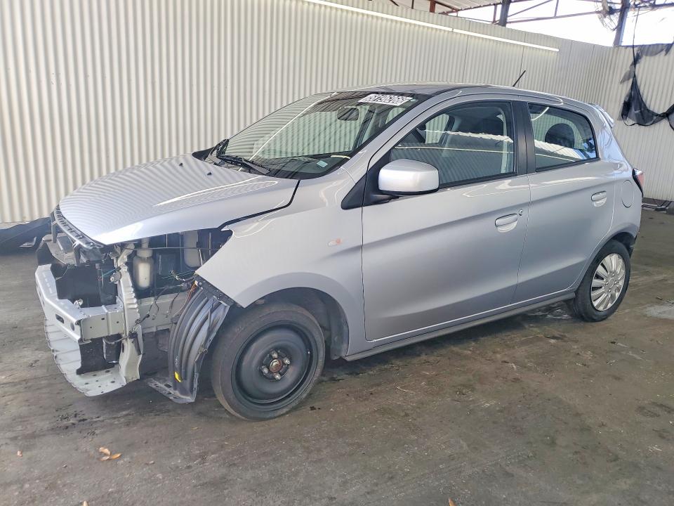 2024 Mitsubishi Mirage VIN ML32AUHJ0RH021524 COPART salvage auction — FRONT END, Fl - Cert Of Title Slvg Rebuildable, sold $2,750 on 2026-07-06 (photo 1)