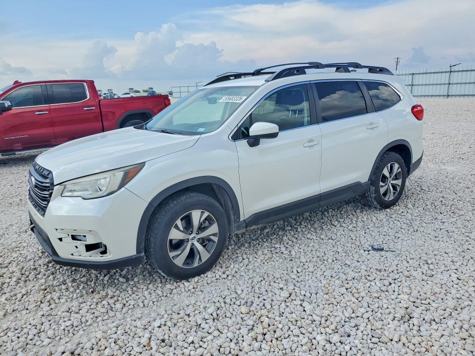 2021 Subaru Ascent VIN 4S4WMAFD7M3457631 COPART salvage auction — FRONT END, Tx - Salvage Vehicle Title, sold $6,200 on 2026-07-09 (photo 1)
