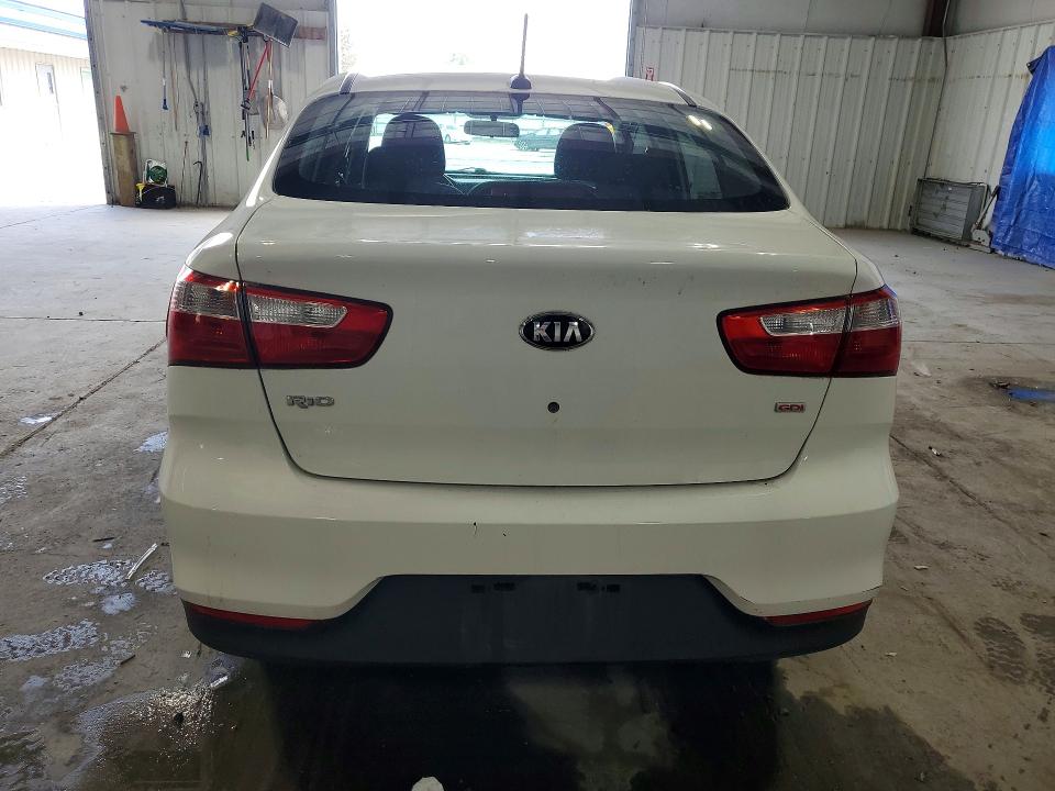 2016 Kia Rio VIN KNADM4A31G6646948 COPART salvage auction — REAR END, VA - CERTIFICATE OF TITLE, sold $750 on 2026-07-23 (photo 6)