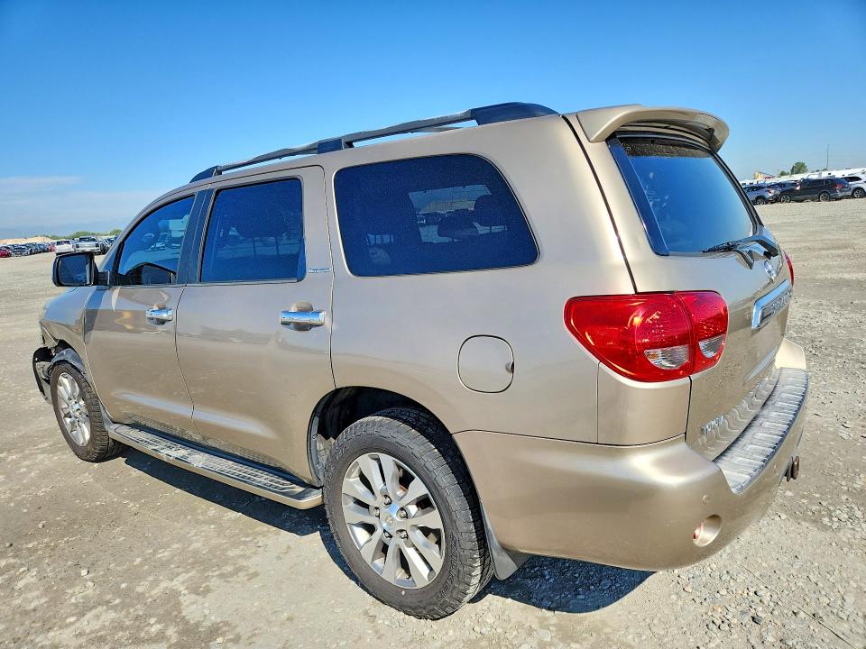 2008 Toyota Sequoia VIN 5TDBY68A28S006201 COPART salvage auction — FRONT END, Co - Public - Salvage Title, sold $900 on 2026-07-28 (photo 2)