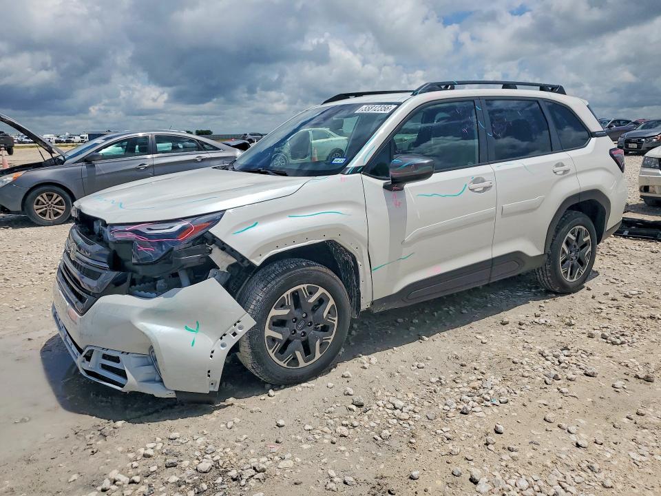 2025 Subaru Forester VIN JF2SLDDCXSH596669 COPART salvage auction — FRONT END, Tx - Salvage Vehicle Title, sold $10,200 on 2026-07-16 (photo 1)