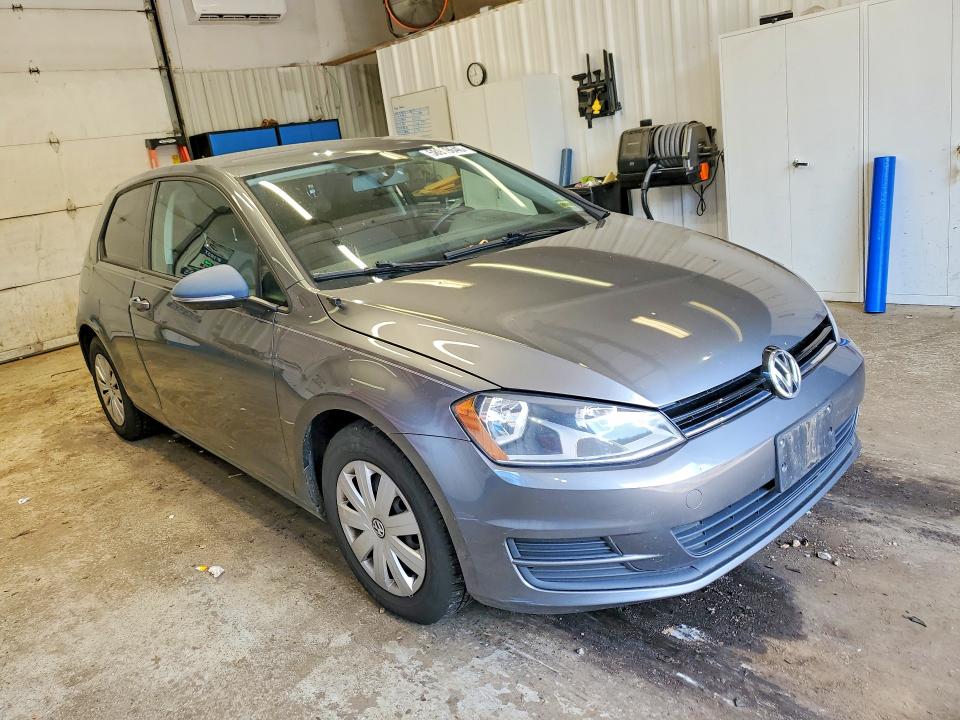 2015 Volkswagen Golf VIN 3VW817AU1FM025714 COPART salvage auction — MINOR DENT/SCRATCHES, Me - Certificate Of Title, sold $675 on 2026-07-30 (photo 4)