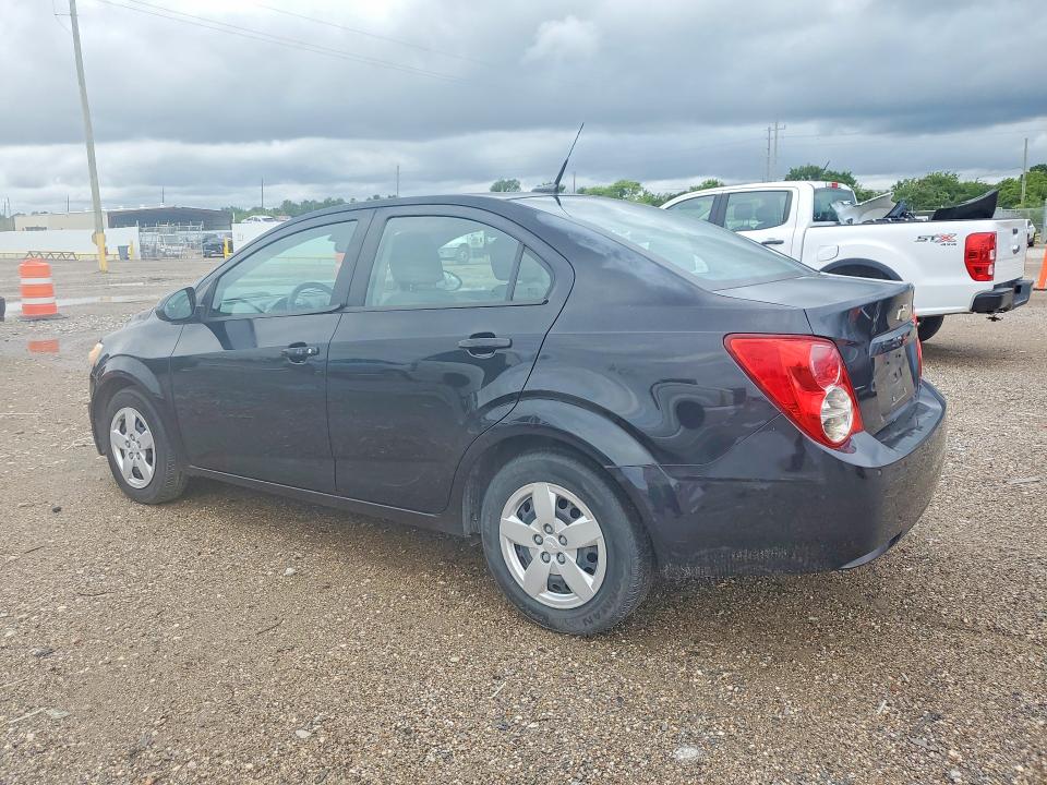 2013 Chevrolet SONIC VIN 1G1JA5SH2D4167582 COPART salvage auction — SIDE, Tx - Salvage Vehicle Title, sold $325 on 2026-07-02 (photo 2)