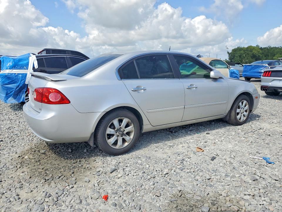 2008 Kia Optima VIN KNAGE123285263499 COPART salvage auction — FRONT END, Fl - Cert Of Title Slvg Rebuildable, sold $450 on 2026-07-13 (photo 3)