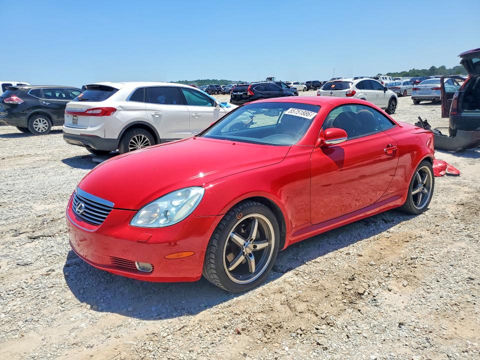 2005 Lexus Sc VIN JTHFN48Y950068669 COPART salvage auction — REAR END, GA - CERT OF TITLE-SALVAGE, sold $850 on 2026-07-29 (photo 1)